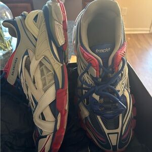 Balenciaga Sneakers - Red, Blue, White size 11, Nike Sneakers Size 10.5